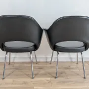 Set of 6 "Conference" chairs by Eero Saarinen for Knoll International