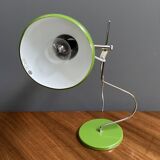 Green metal table lamp by Josef Hurka for Lidokov 1960s
