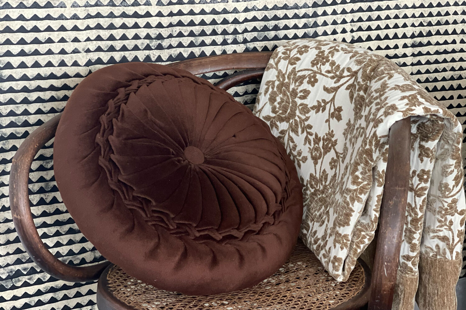 Large vintage cushion