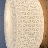 Vintage Wall Or Ceiling Light with Milk Glass, 1970s