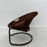 Vintage Suede Ball Chair by Lusch & Co., 1970s