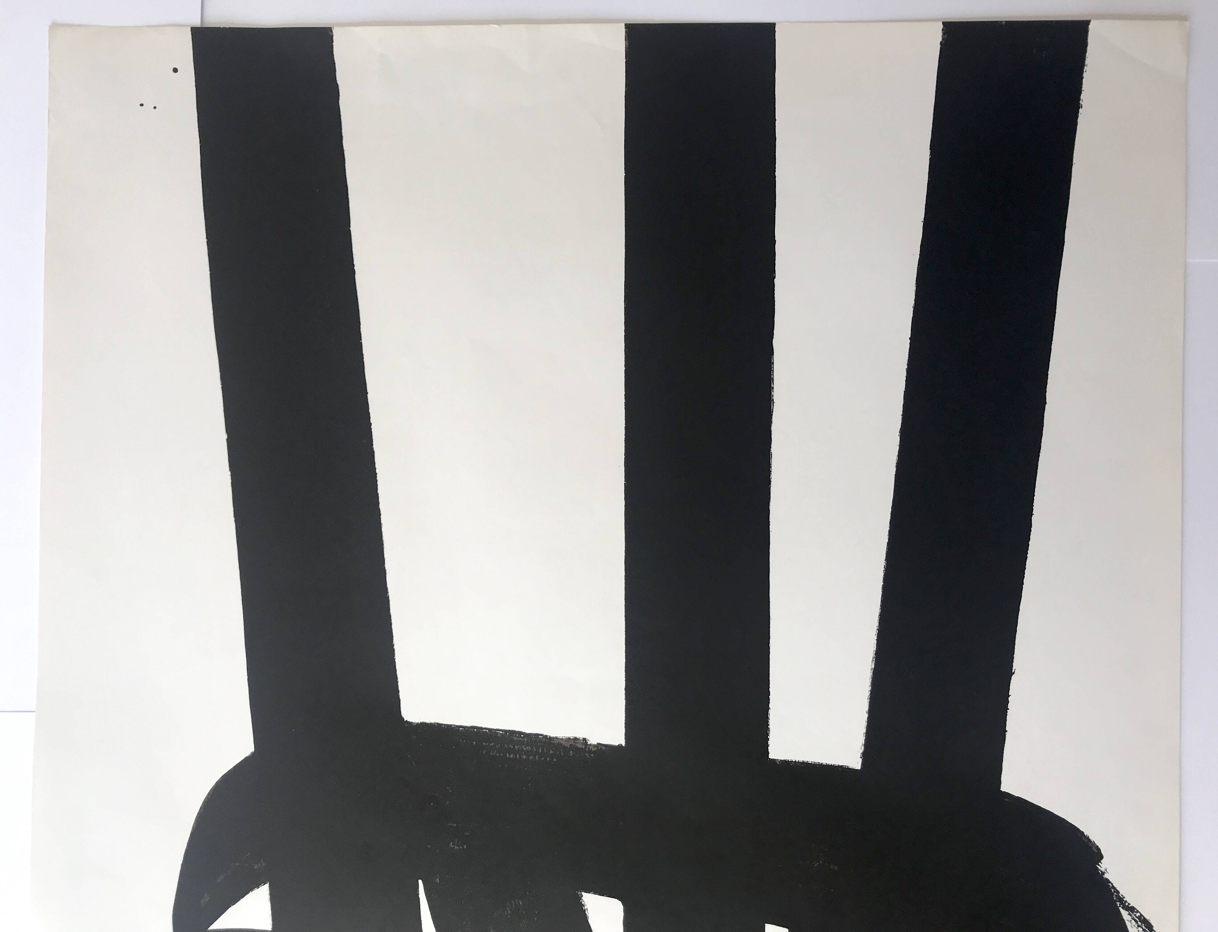 Pierre SOULAGES, Olympische Spiele München, 1972. Original lithograph poster