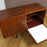 Small Enfilade Jacqueline Lecoq & Antoine Philippon in Vintage Mahogany 1960