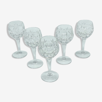 Cut crystal port glasses