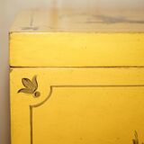 Antique Japanese commode hand-painted and lacquered.