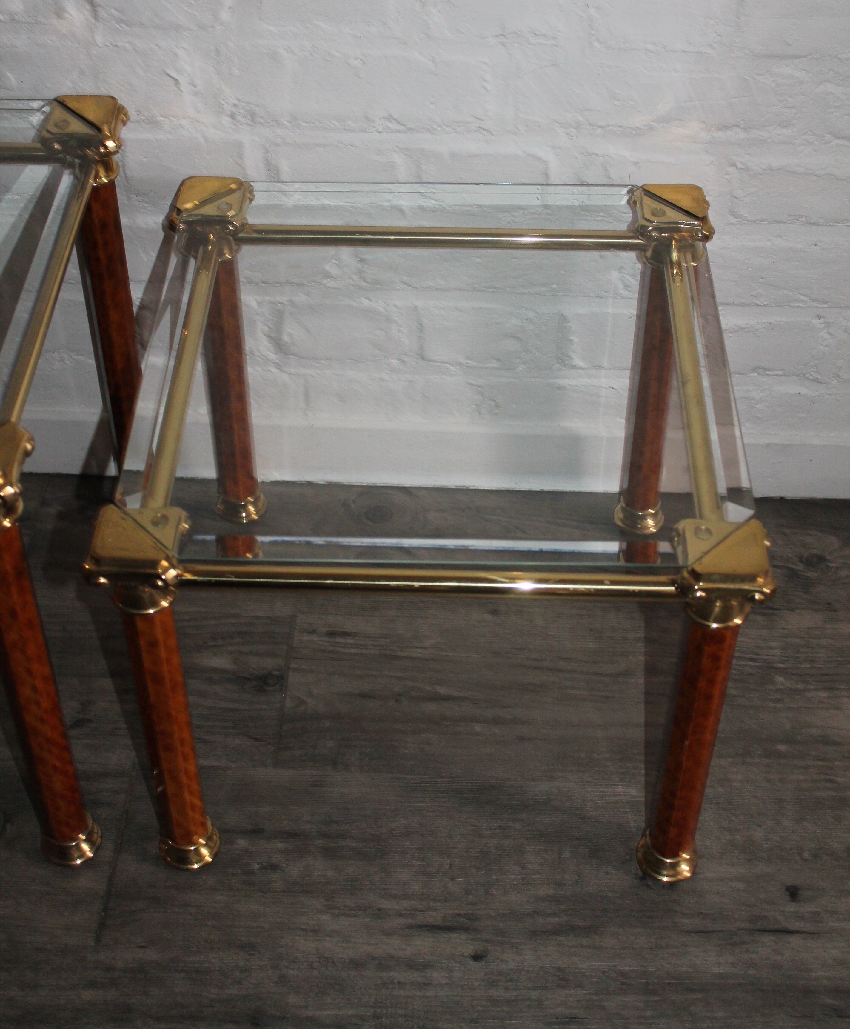 Verona brass tables made in Italy