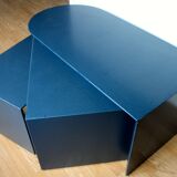 Table basse années 80 3 plateaux pivotants