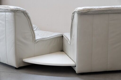 Canapés en cuir, années 1970, ensemble de 2