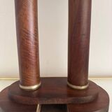 Art Deco wooden pedestal table
