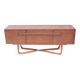Vintage Scandinavian sideboard with crossed legs #7