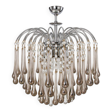 An original Paolo Venini Murano chandelier, Italy, 1970s.