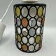 Vintage glass pendant light Limburg 1970s