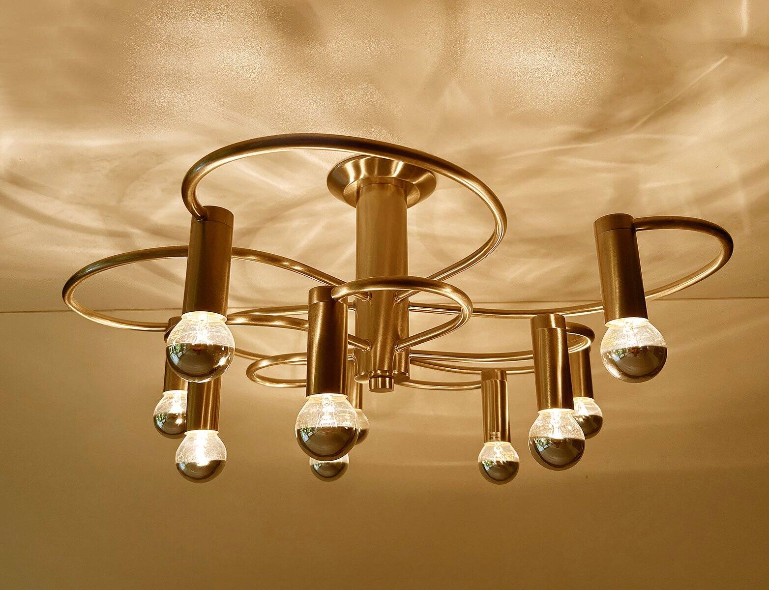 Vintage Space Age Ceiling Light
