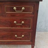 Louis XVI style mahogany chest of drawers