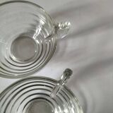 2 art deco cups