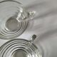 2 art deco cups