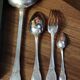 Old housewife 37 pieces silver metal/silverware boulenger
