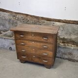 Commode 4 tiroirs en chêne