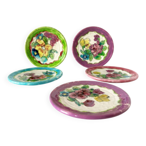 lot de 5 assiettes en