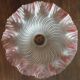 Colorized molded glass lampshade - 50s