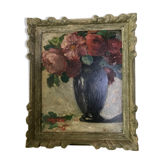 Bouquet de fleurs signé grozi