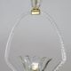 Petite Art Deco Pendant Chandelier by Ercole Barovier, 1940s