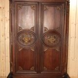 Grande Armoire XVIIIème D'Epoque Régence , Travail Parisien