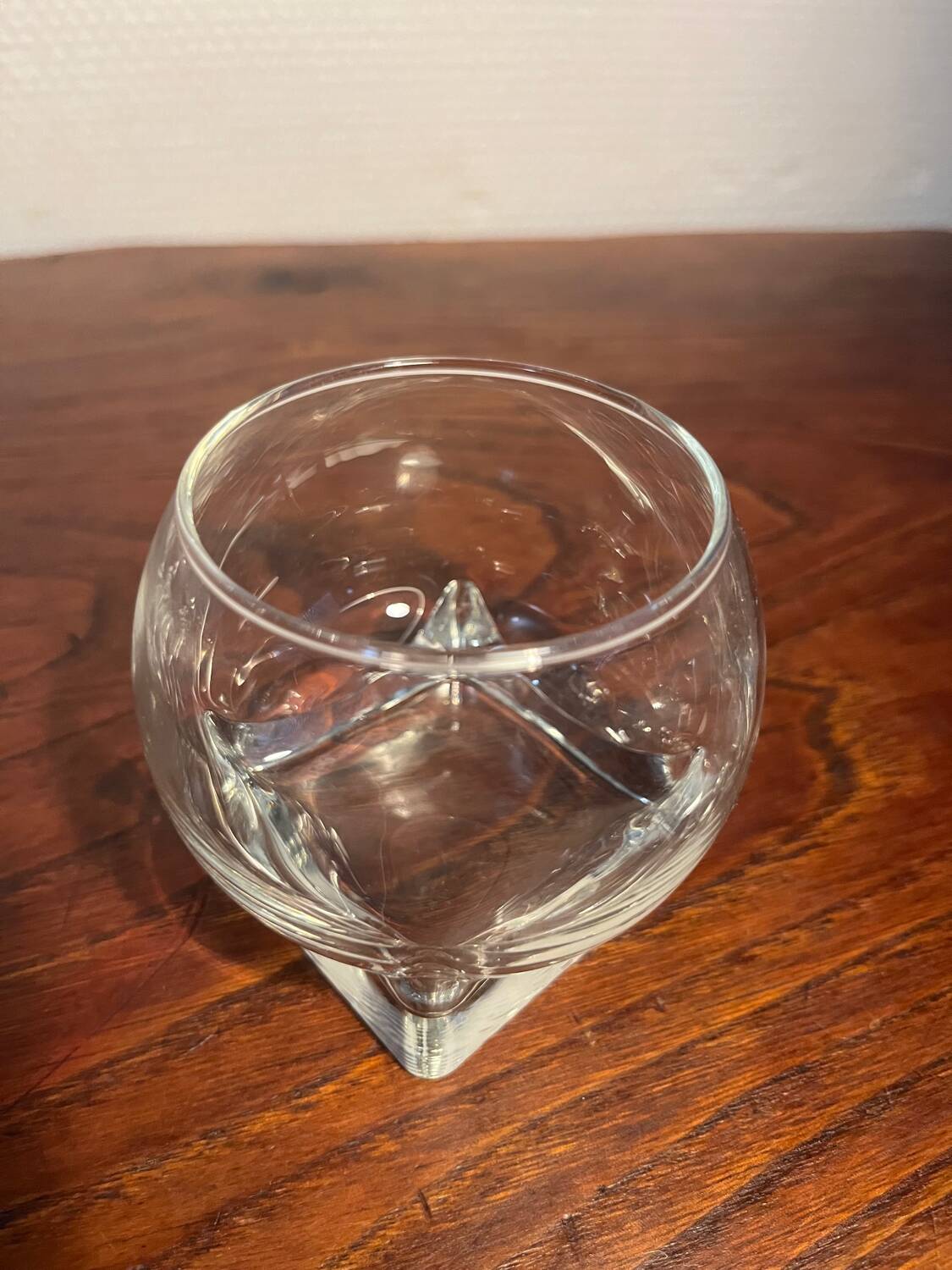 Designer ice cube glass