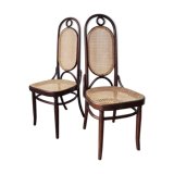 2 nice chairs thonet n ° 17 bentwood and caning