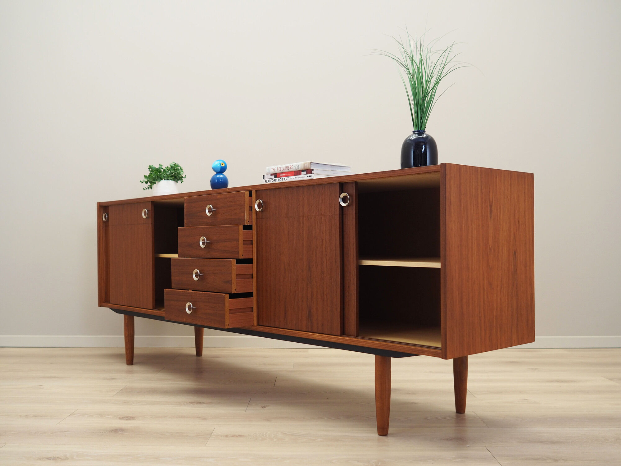 Teak sideboard, Swedish design, 1970s, production: Sweden