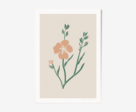 Affiche A4 "Flowers N°6"