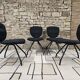 Lot 4 chaises ergonomiques design vintage