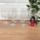 Set of 6 wine glasses
