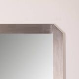 Vintage 1970s square wall mirror designed by gaetano sciolari for valenti