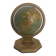 Vintage 1920 terrestrial globe world map metal USA - 25 cm