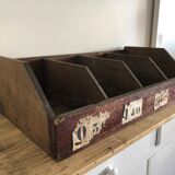 Old wooden grocery crate