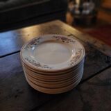 St Clément Félicie dessert plates 60's