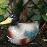 Canard céramique, ancienne Terrine
