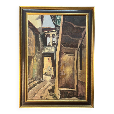 Tableau de G. Bournonville, signé et daté 1958, huile sur toile