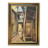 Painting by G. Bournonville, signed and dated 1958, oil on canvas