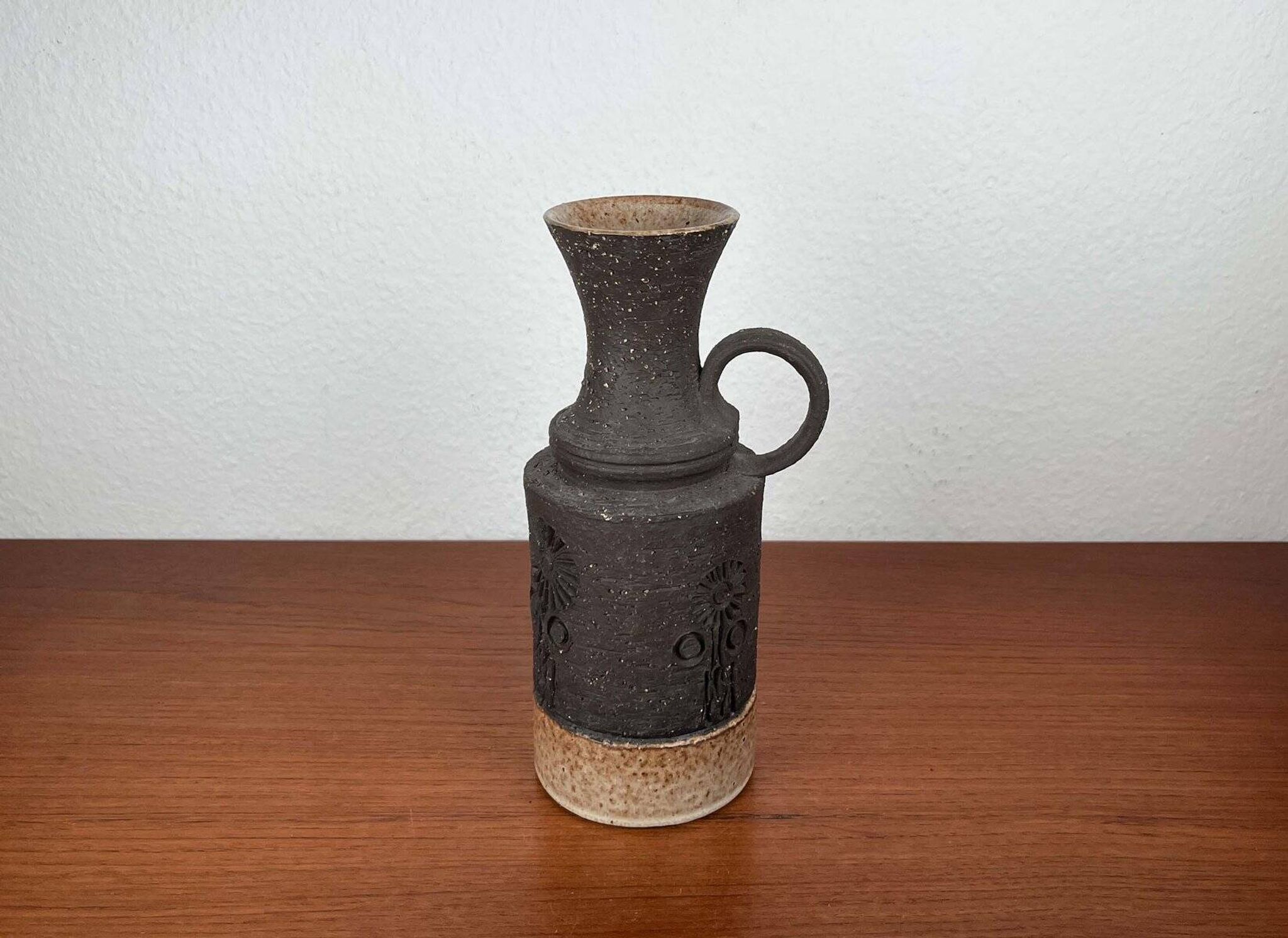 Mid-century Danish studio ceramic vase from the 1960s.