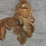 Art deco bronze sconce