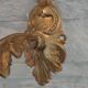 Art deco bronze sconce