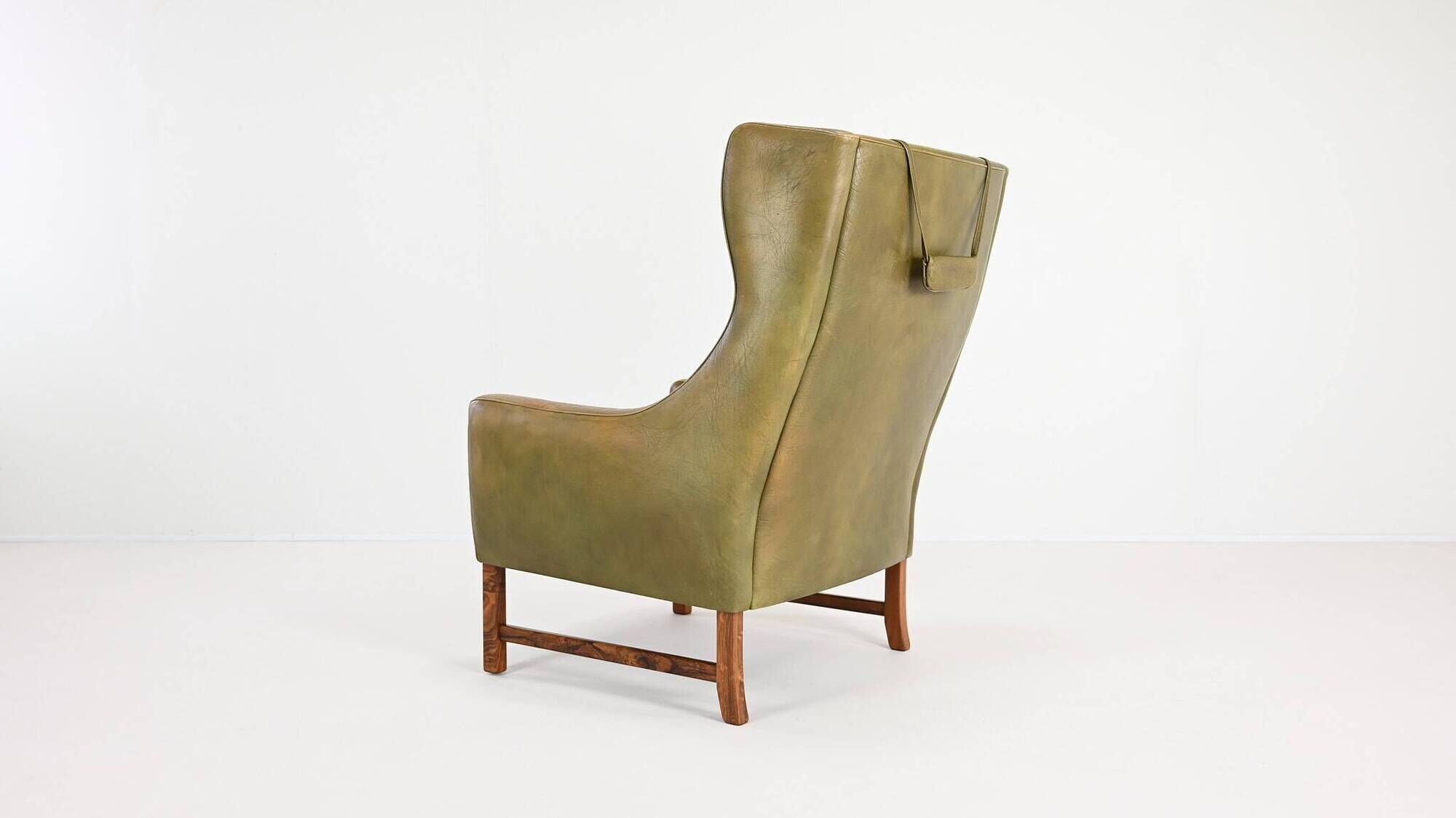 Fredrik Kayser, Wingback Armchair, Model 965h For Vatne Møbler. C.1960
