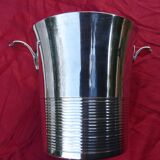 Art-deco ice bucket silver-plated metal art deco period reneka