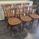 Set of 6 vintage Fischel bistro chairs, 1970s