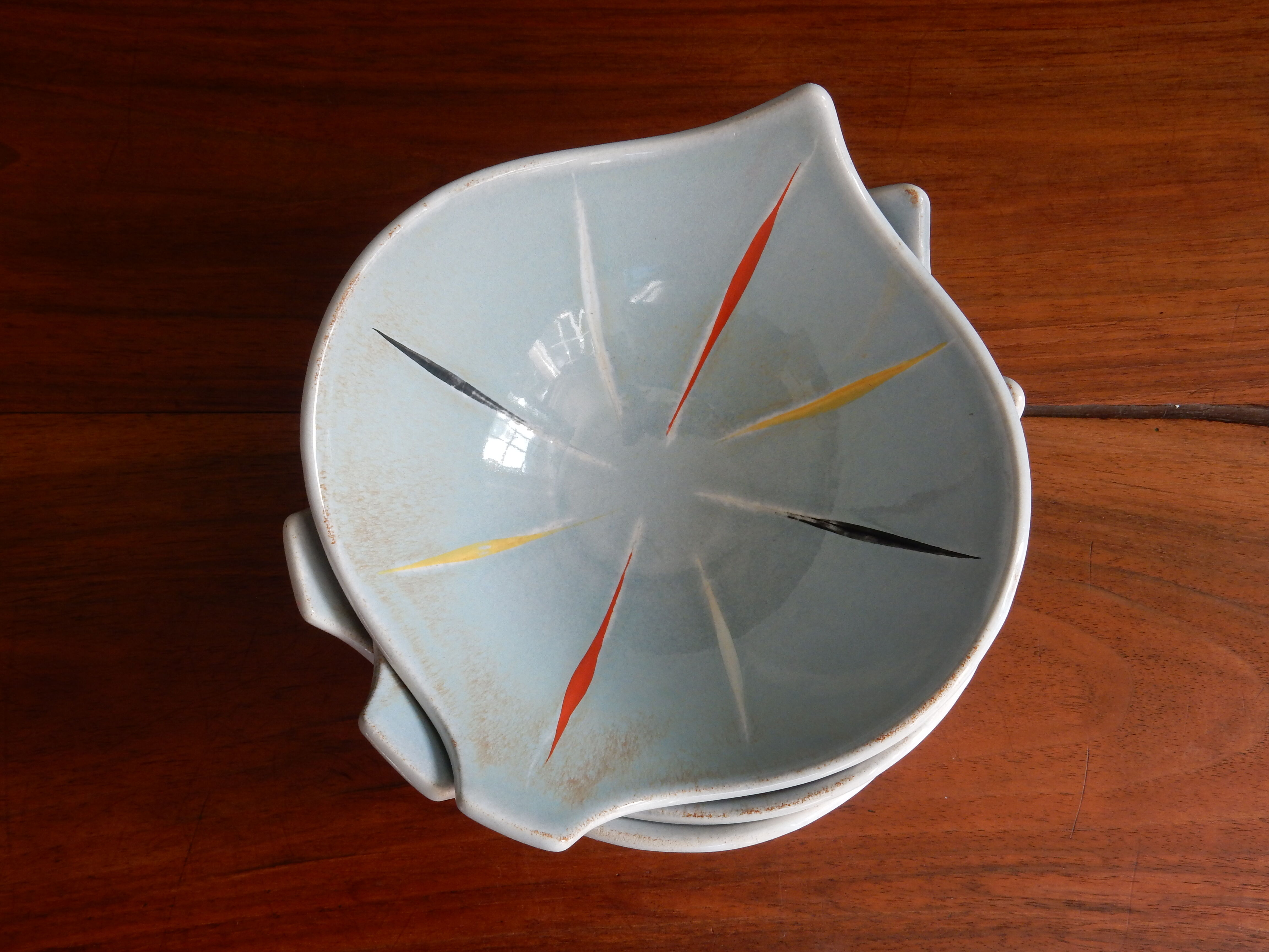 OMADA Design Set 3 Bols Cuisine Trendy 1,5L - Plastique Coloré Incassable - Fabriqué En Italie - Sans BPA