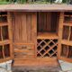Teak opening bar
