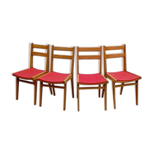 chaises vintage années - bois