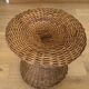 Tabouret tressé naturel osier